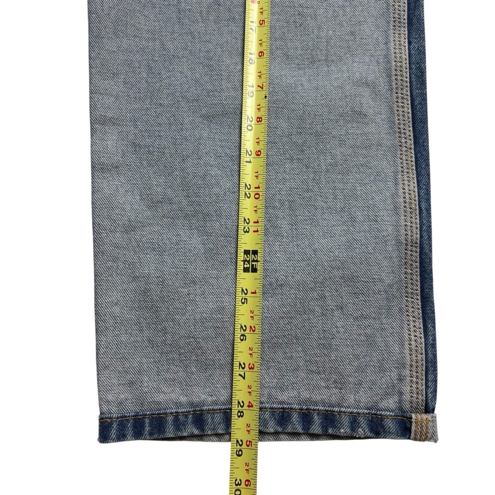 BDG Colorblock Baggy Wide Leg Jeans Mens 32x28 Cotton Hip Hop Skater *Flaw - Picture 11 of 14